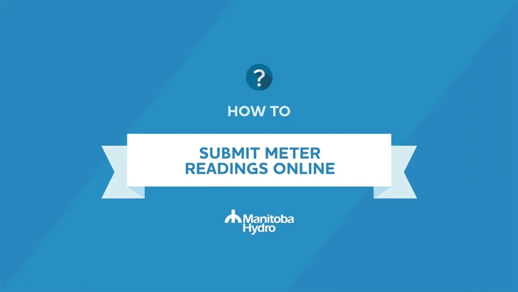 How to submit meter readings online - video