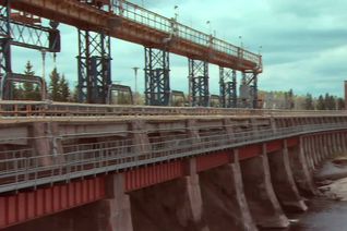Thumbnail for video: “Winnipeg River generating stations: Slave Falls”.