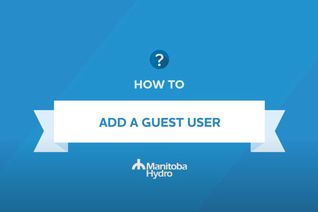Thumbnail for video: “Use your browser to manage guest users”.