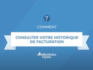 Vignette pour la vidéo : « Utilisez votre navigateur pour consulter votre historique de facturation en ligne ».