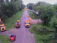 Vignette pour la vidéo : « Le 5 juillet 2016 - Rétablissement du courant dans la région d’Altona, au Manitoba ».