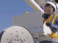 Thumbnail for video: “Hydro senior leaders experience the trades for a day”.
