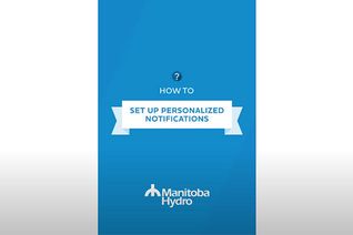 Thumbnail for video: “Use our app to set up personalized notifications”.