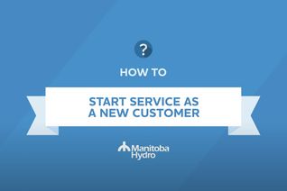 Thumbnail for video: “Use your browser to start service as a new customer”.