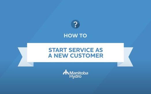 Thumbnail for video: “How to start service as a new customer”.