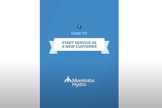 Thumbnail for video: “Use our app to start service as a new customer”.