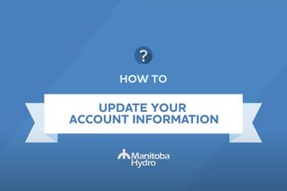 Thumbnail for video: “Use your browser to update your account information”.