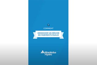 Vignette pour la vidéo : « Utilisez notre application pour s’inscrire au régime de paiements égaux ».
