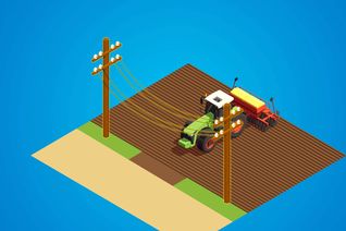 Thumbnail for video: “Farm safety around power lines”.