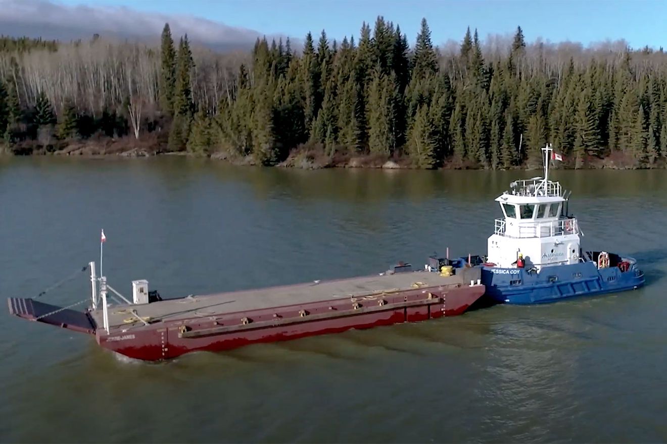 Thumbnail for video: “The Hydro tugboat and the one person licensed to operate it”.