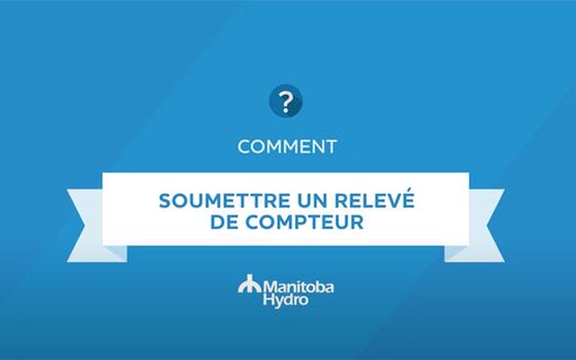 Vignette pour la vidéo : « Comment soumettre un relevé de compteur en ligne? ».