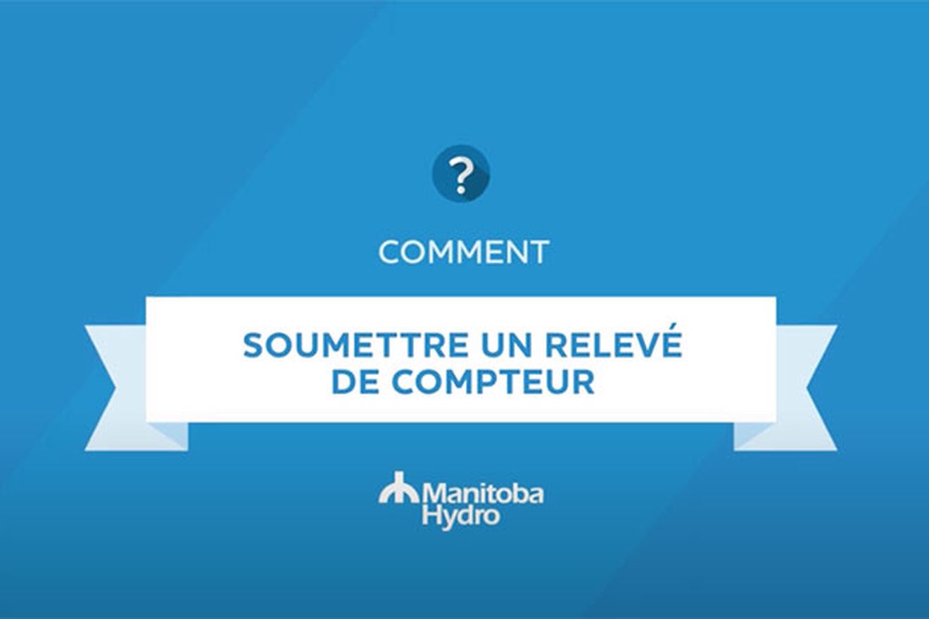 Vignette pour la vidéo : « Comment soumettre un relevé de compteur en ligne? ».