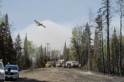 Manitoba Hydro waiting for safe access to fire impacted areas