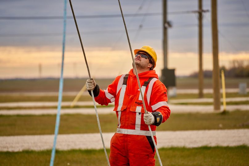 Power line technicians