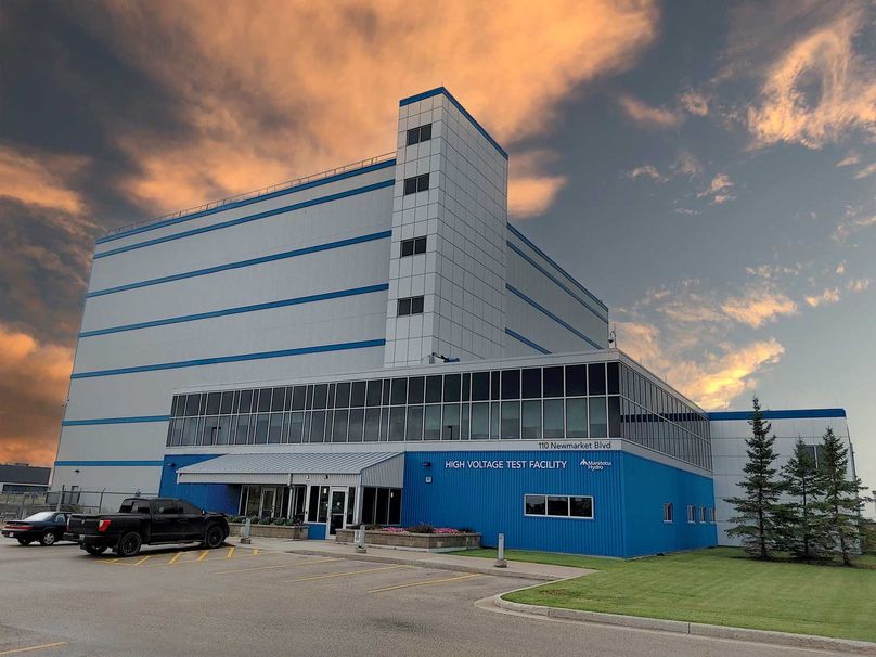 Installation d’essai haute tension de Manitoba Hydro, Winnipeg
