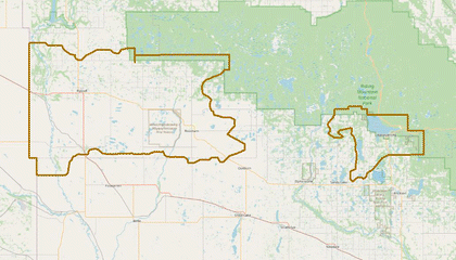 Map of Russell area.