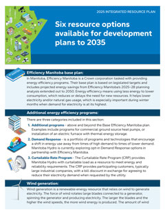 Six resource options report