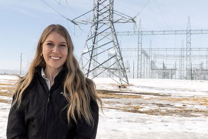 Construction of new transmission line to Portage begins